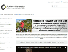 Tablet Screenshot of fuellessgenerator.net
